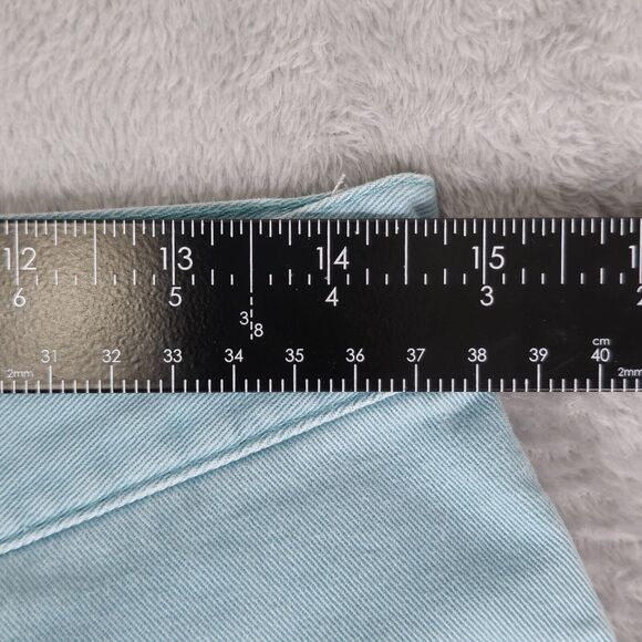 Riders Capri Womens 8P Petite Cropped Mid Rise Cotton Blue 131742H - Picture 5 of 8